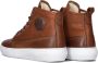 Blackstone ASPEN YG26 OLD YELLOW HIGH-SNEAKER SHEEPSKIN Man Brown - Thumbnail 4