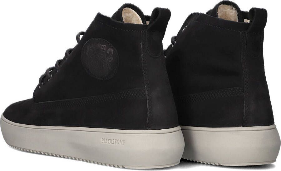 Blackstone Zwarte Hoge Sneaker Aspen