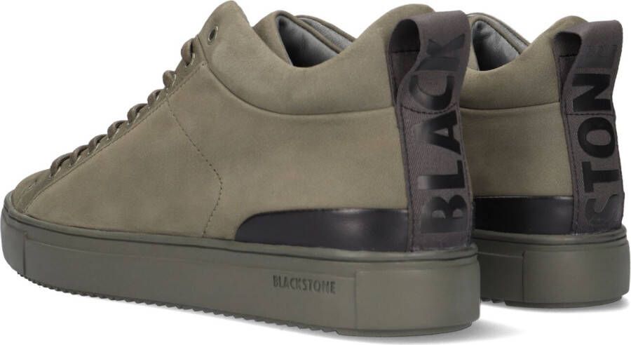Blackstone Groene Hoge Sneaker Sg19