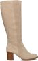 BLASZ Shn2259-08 Laarzen Suède Dames Beige - Thumbnail 3