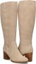 BLASZ Shn2259-08 Laarzen Suède Dames Beige - Thumbnail 6