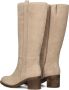 BLASZ Shn2581-07 Laarzen Suède Dames Beige - Thumbnail 4