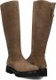 BLASZ Hoge Laarzen Dames 370-2887 Maat: 37 Materiaal: Suède Kleur: Taupe - Thumbnail 4