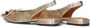 BLASZ Slingbacks Dames L15593 Maat: 41 Materiaal: Textiel Kleur: Goud - Thumbnail 3