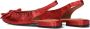 BLASZ Slingbacks Dames L15593 Maat: 39 Materiaal: Textiel Kleur: Rood - Thumbnail 3