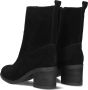 BLASZ Shn2581-09 Enkellaarsjes Enkelboots met rits Dames Zwart - Thumbnail 3