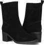 BLASZ Shn2581-09 Enkellaarsjes Enkelboots met rits Dames Zwart - Thumbnail 5