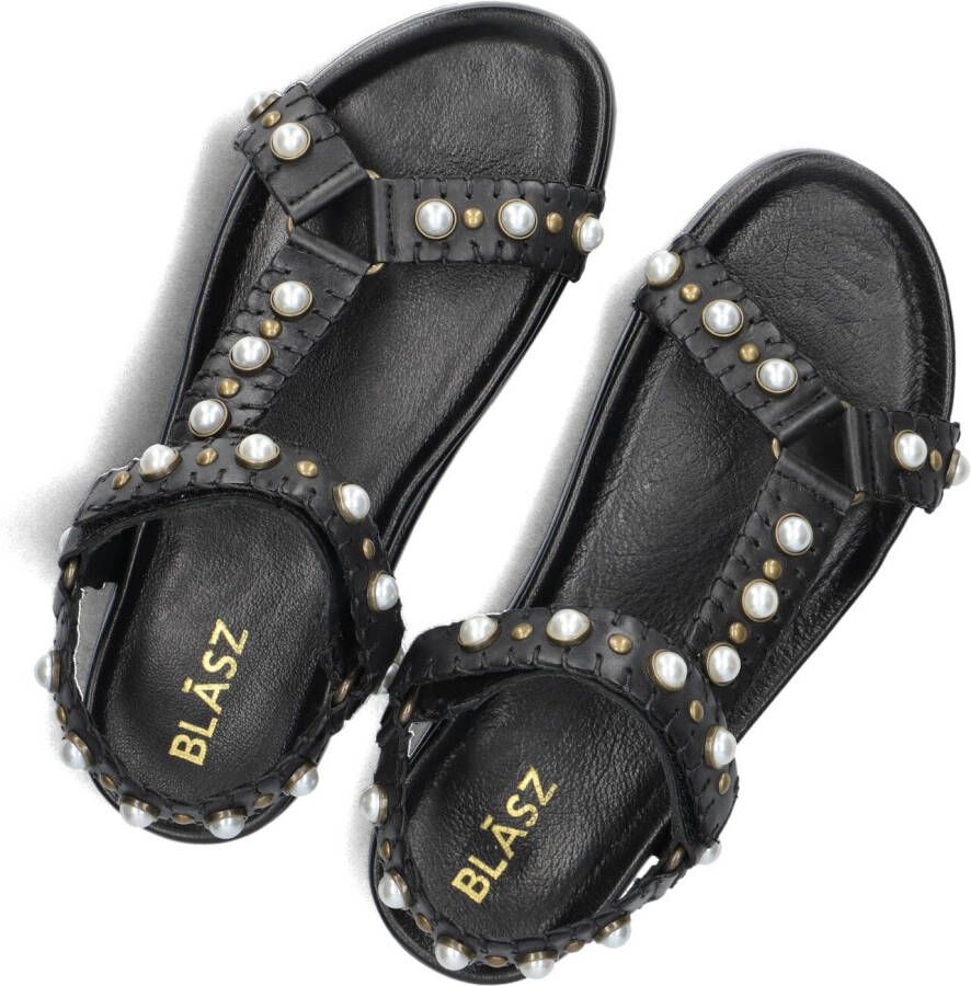 BLASZ Zwarte Sandalen Saran-14