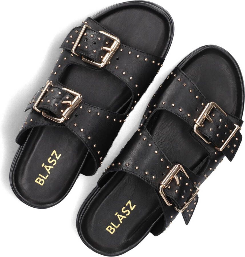 BLASZ Zwarte Slippers Maggie-07