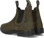 Blundstone Chelsea Laarzen Loop in Stijl met Dark Olive Breast Beatle El Side Boot Input Crust Groen Unisex - Thumbnail 7