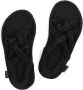 Dad Sandals Bodrum Flat Sandalen Dames Zwart - Thumbnail 6