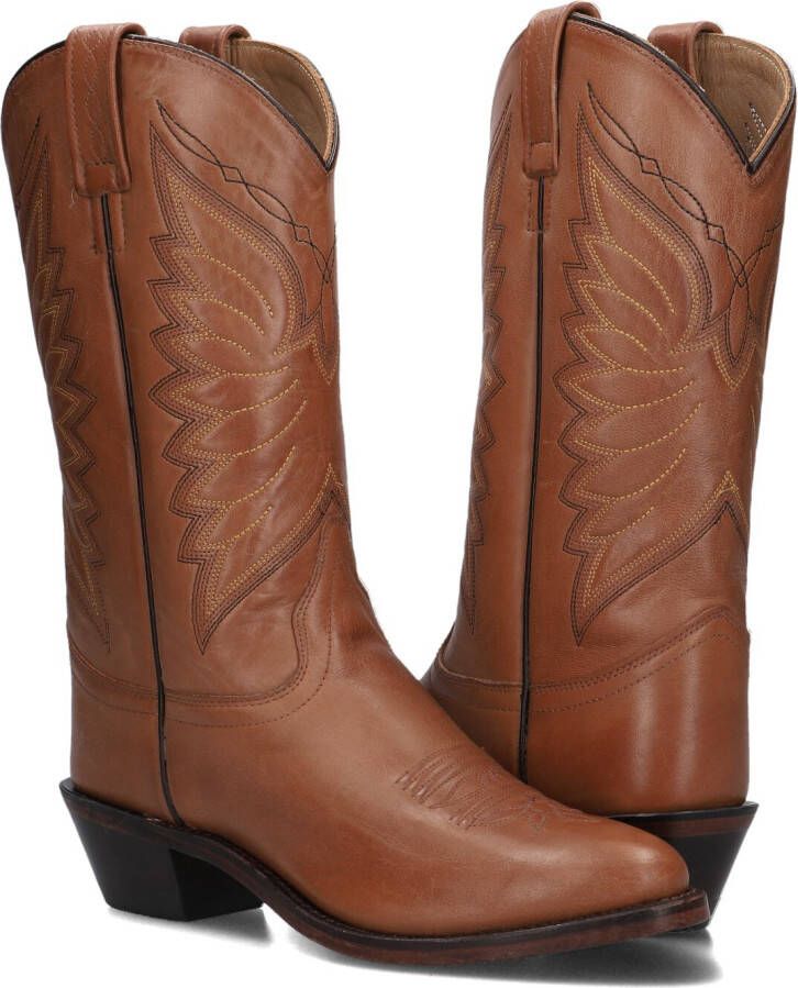 BOOTSTOCK Cognac Laarzen Mary Women