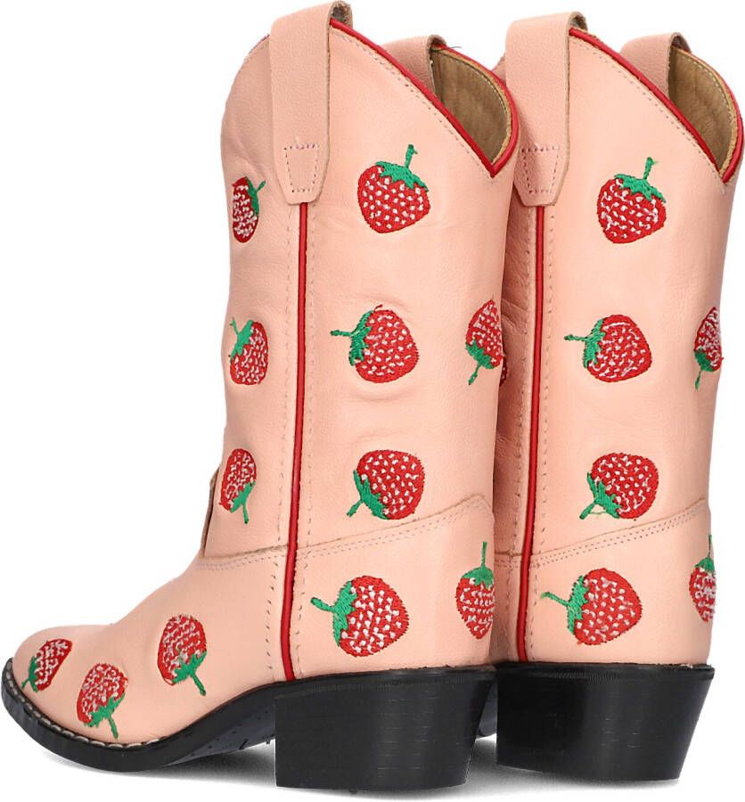 BOOTSTOCK Roze Cowboylaarzen Berries