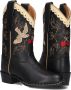 Bootstock Limited Cowboy Boots Laarzen Leer Meisjes Zwart - Thumbnail 6