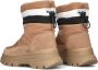 BOSS Enkelboots Dames Foster Maat: 38 Materiaal: Leer Kleur: Beige - Thumbnail 5