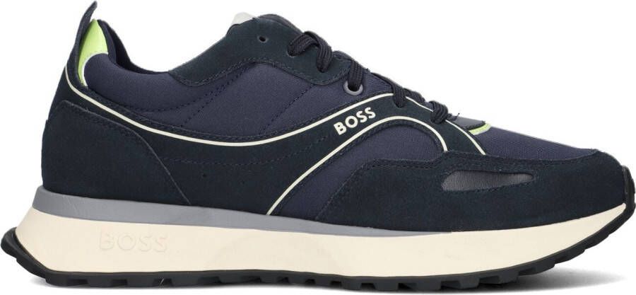 Boss Blauwe Lage Sneakers Jonah Runn