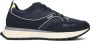 BOSS Lage Sneakers Heren Kai Runn Maat: 44 Materiaal: Leer Kleur: Blauw - Thumbnail 8