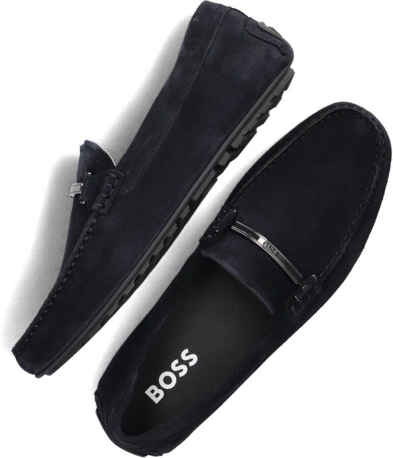 BOSS Blauwe Loafers Noel_mocc