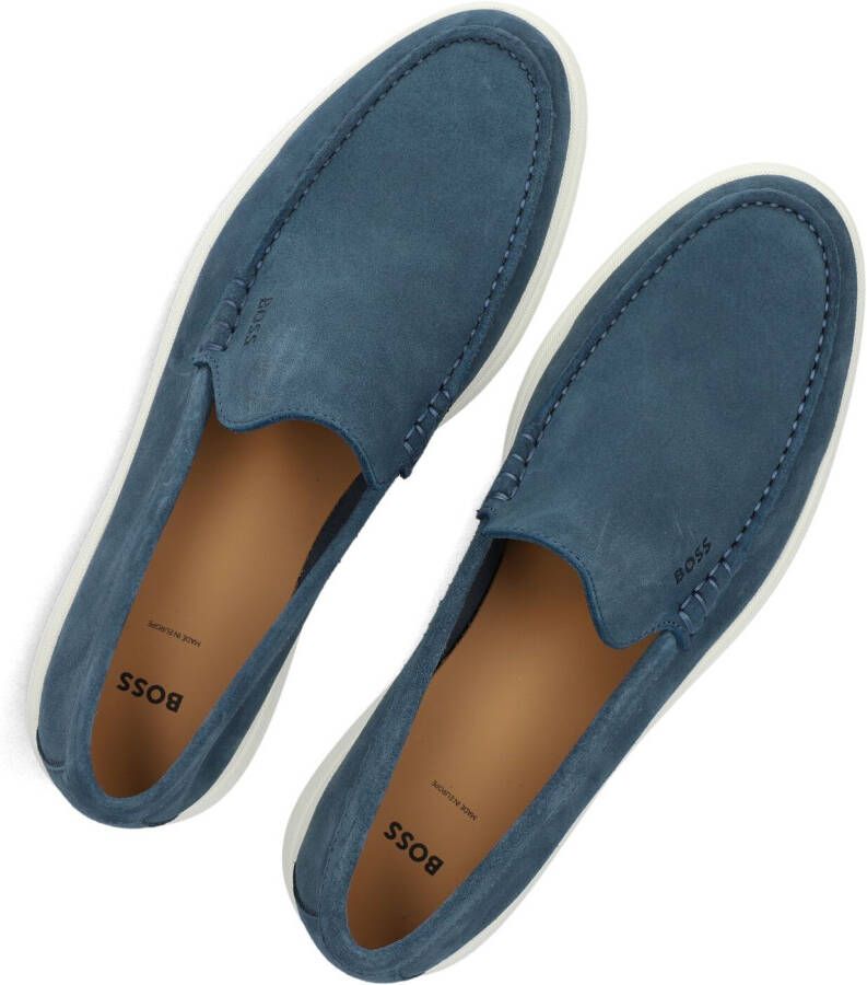 BOSS Blauwe Loafers Sienne
