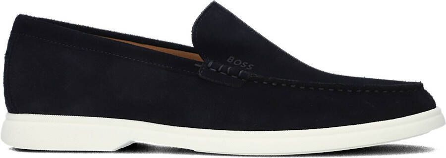 Boss Blauwe Loafers Sienne Loafer