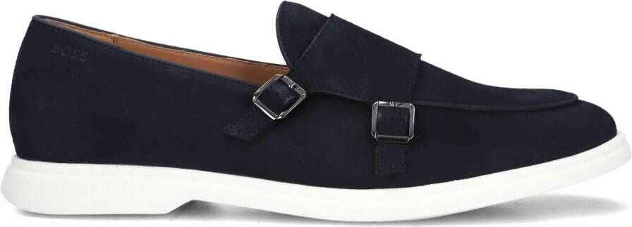 BOSS Blauwe Loafers Sienne Monk