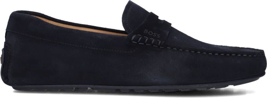 BOSS Blauwe Mocassins Noel