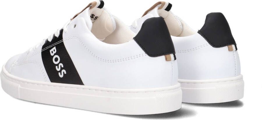 Boss Kids Witte Lage Sneakers J29336