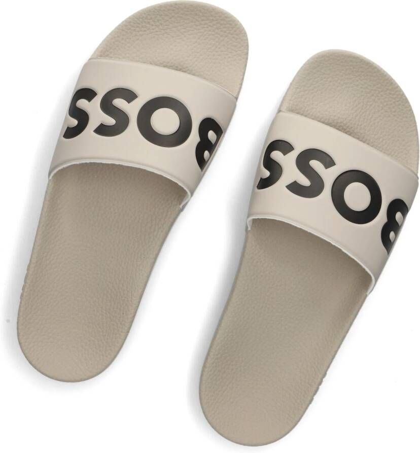 BOSS Witte Slippers Aryeh
