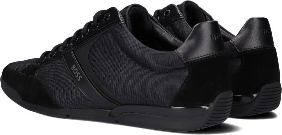 Boss Zwarte Lage Sneakers Saturn Lowp