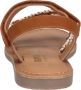 Braqeez 424016-413 Meisjes Sandalen Cognac Leer Klittenband - Thumbnail 4