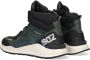 Braqeez 421982 568 Hoge Sneakers Groen Leer Veters - Thumbnail 3