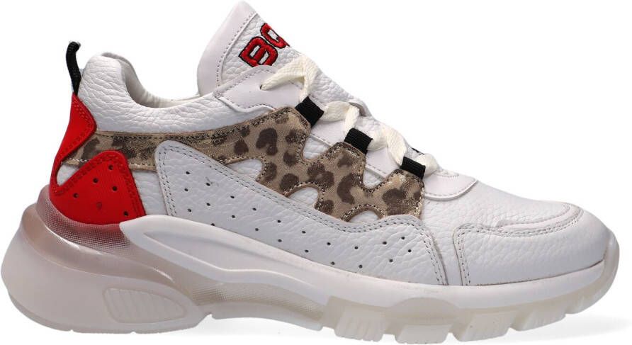 Braqeez Witte Lage Sneakers Gwen Genna