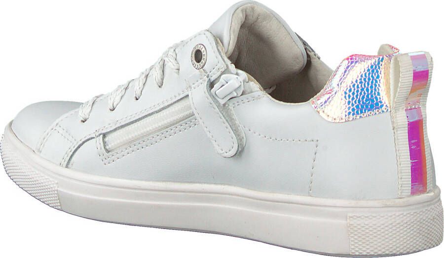 Braqeez Witte Lage Sneakers Lesley Louwies