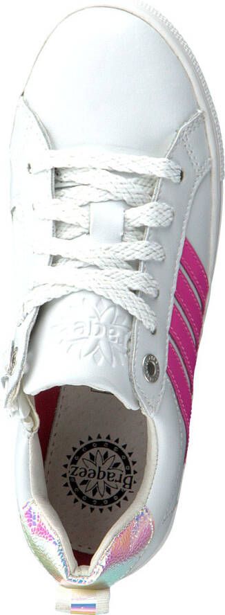 Braqeez Witte Lage Sneakers Lesley Louwies