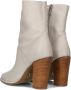 Bruin Tinten Next Americana 34263 Enkellaarsjes Enkelboots met rits Dames Beige - Thumbnail 3