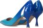 Bronx New vivian 75133 Pumps High Heels Schoenen Hoge Hak Dames Blauw - Thumbnail 3