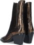 Bronx Next Low Cole Enkellaarsjes Enkelboots met rits Dames Brons - Thumbnail 4