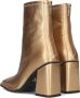 Bronx Sonn-y 34240 Enkellaarsjes Enkelboots met rits Dames Goud - Thumbnail 4