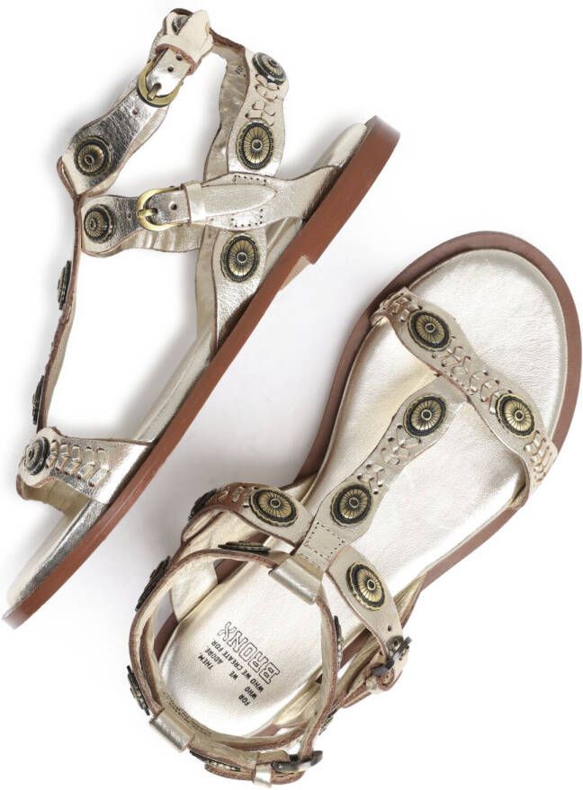 BRONX Gouden Sandalen Sky-ler 85036-m