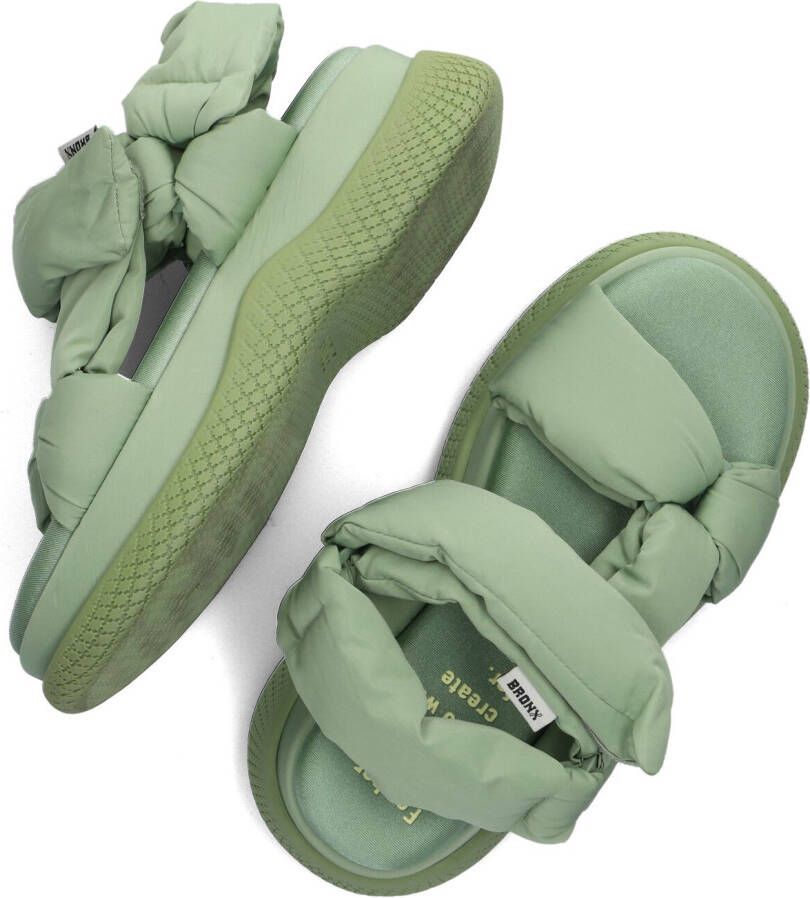 BRONX Groene Sandalen Bru-te 84954