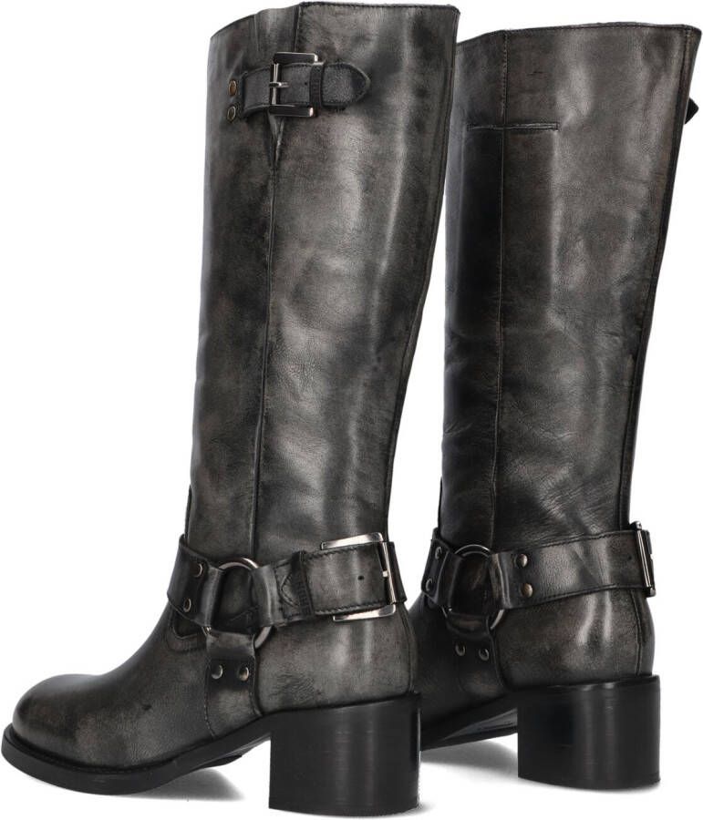 BRONX Zwarte Biker Boots New-cameros 14291-a