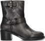 Bronx New-camperos 47528-a Enkellaarsjes Enkelboots met rits Dames Zwart - Thumbnail 1