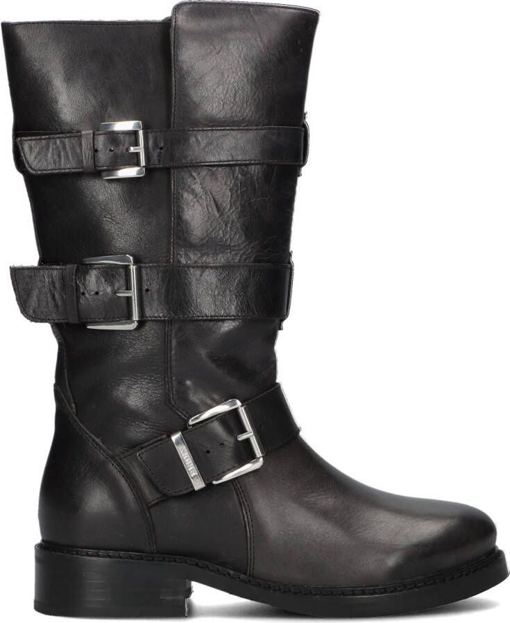 BRONX Zwarte Biker Boots New-tough 14307