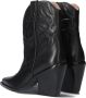 Bronx New-kole 34225 Cowboylaarzen Western Laarzen Dames Zwart - Thumbnail 4