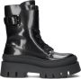 Bronx Evi ann 47426 Enkelboots Enkellaarsjes Dames Zwart - Thumbnail 4