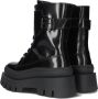 Bronx Evi ann 47426 Enkelboots Enkellaarsjes Dames Zwart - Thumbnail 5