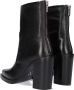 Bronx Mya Mae 34237 Enkellaarsjes Enkelboots met rits Dames Zwart - Thumbnail 4