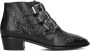 Bronx New-tex 47534 Enkellaarsjes Enkelboots met rits Dames Zwart - Thumbnail 1