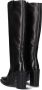 Bronx Zwarte Hoge Laars Eye-Catcher Black Dames - Thumbnail 4