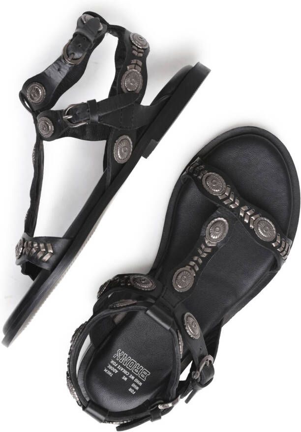 BRONX Zwarte Sandalen Sky-ler 85036-w